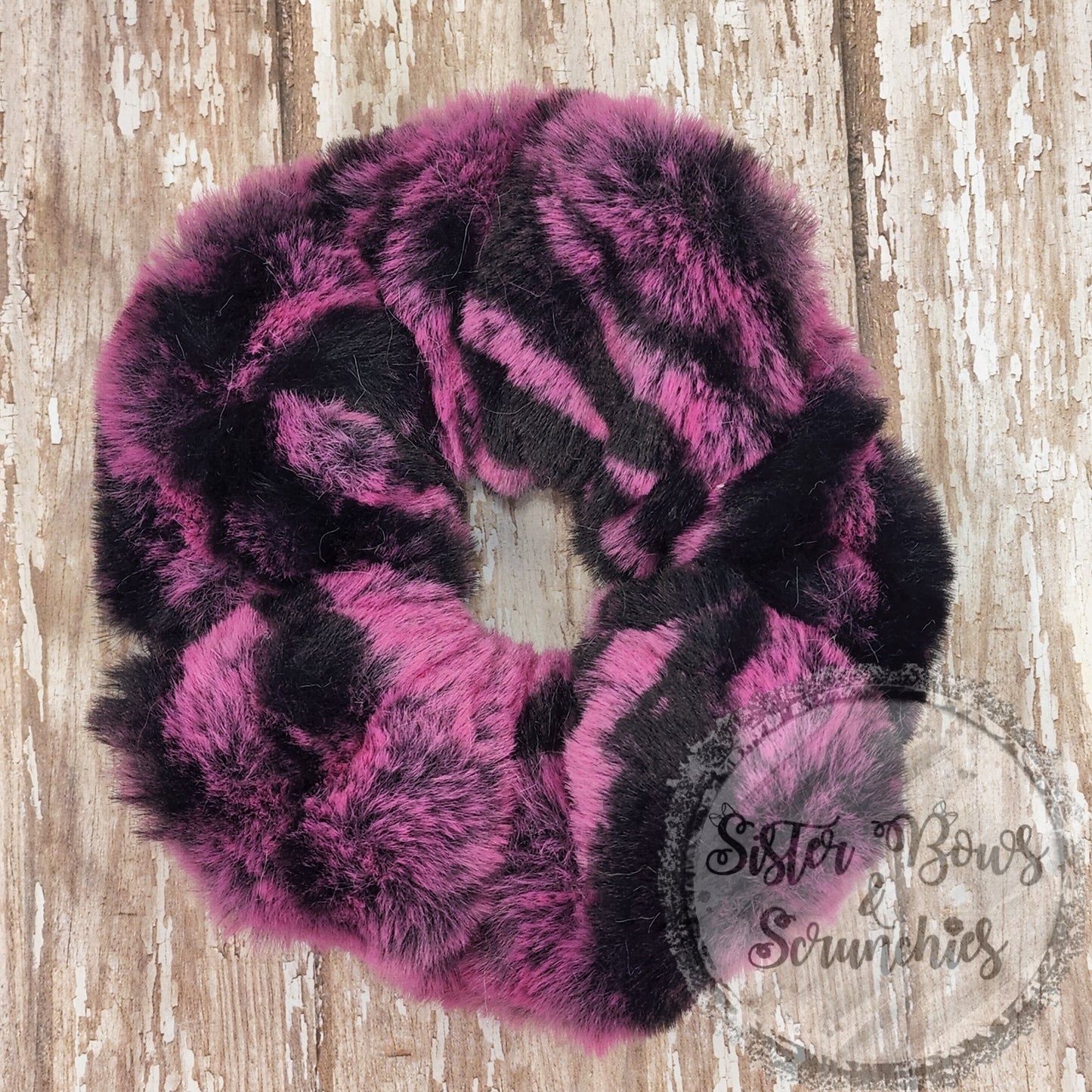 Seal Tiger Luxe Minky Scrunchie