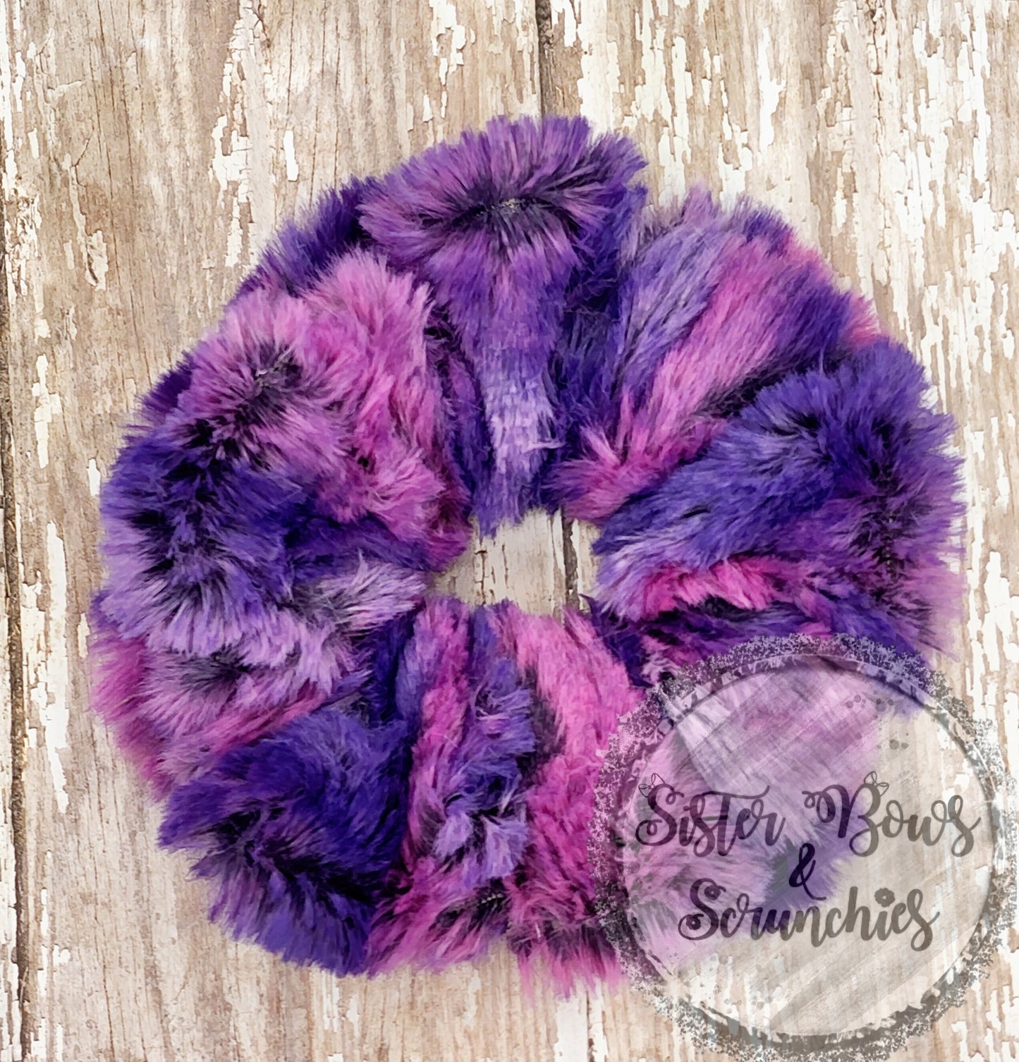 Wild Rabbit Amethyst Luxe Minky Scrunchie